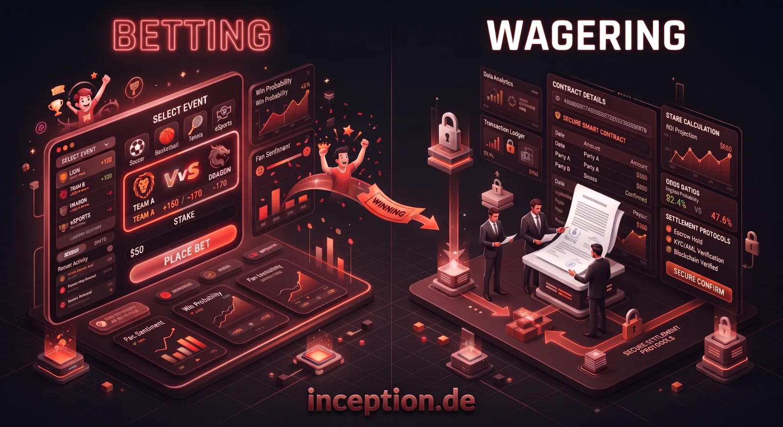 Difference Between Betting and Wagering Explained. A moneyline is posted, a game is about to start, and you pick a side. A…